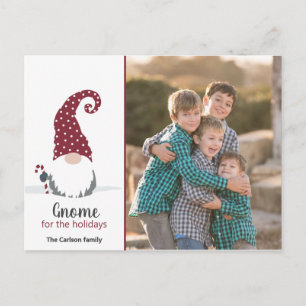 Carte Postale Gnome pour les vacances Scandinavian Tomte design