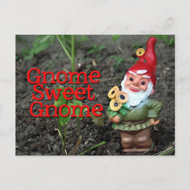 Carte Postale Gnome Sweet Gnome (Devant)
