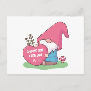 Carte Postale Gnome Un Autre Que Toi, Pun Amour Mignon