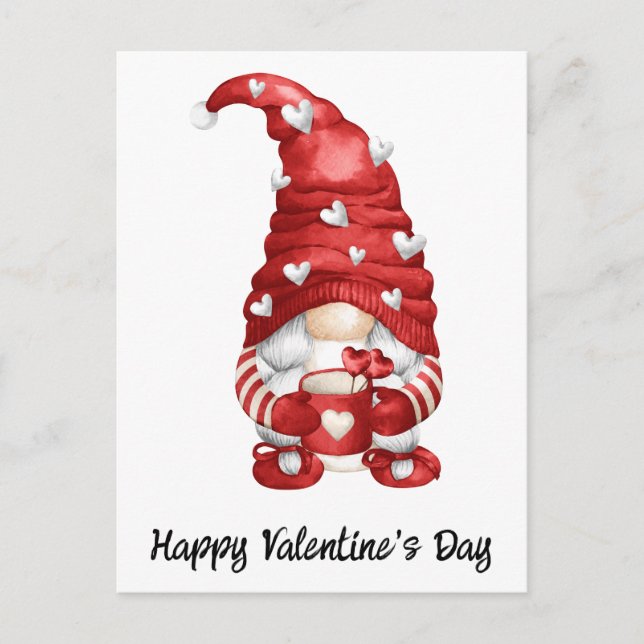 Carte Postale Gnome Valentine (Devant)