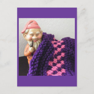 Carte Postale Gnomes Love Tricot
