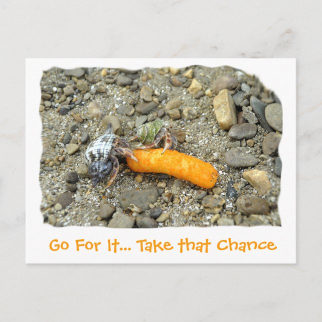 Carte Postale Go For It... Take that Chance (Devant)