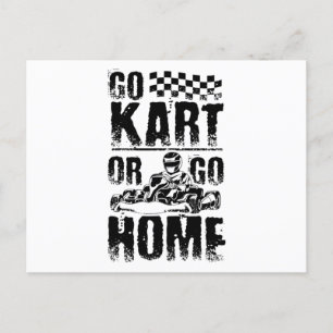Carte Postale Go Kart Home