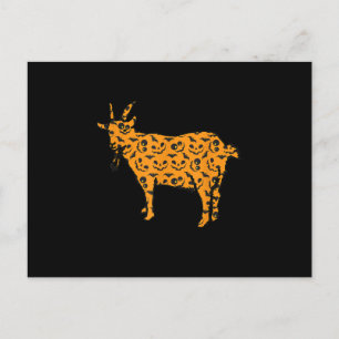 Carte Postale Goat Easy Halloween