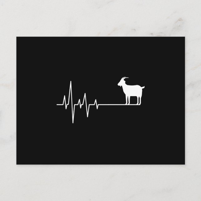 Carte Postale Goat Heartbeat (Devant)