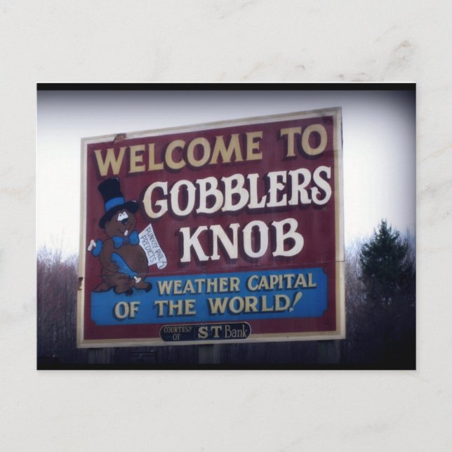 Carte Postale Gobblers Knob Punxsutawney, Pennsylvanie (Devant)