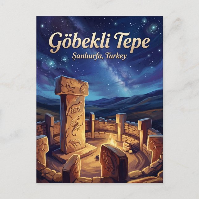 Carte Postale Göbekli Tepe Turquie (Devant)