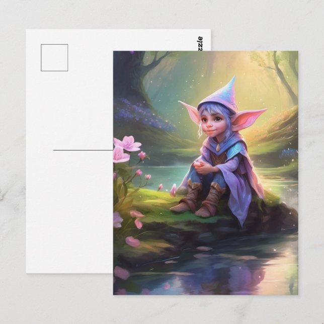 Carte Postale Goblin (Devant / Derrière)