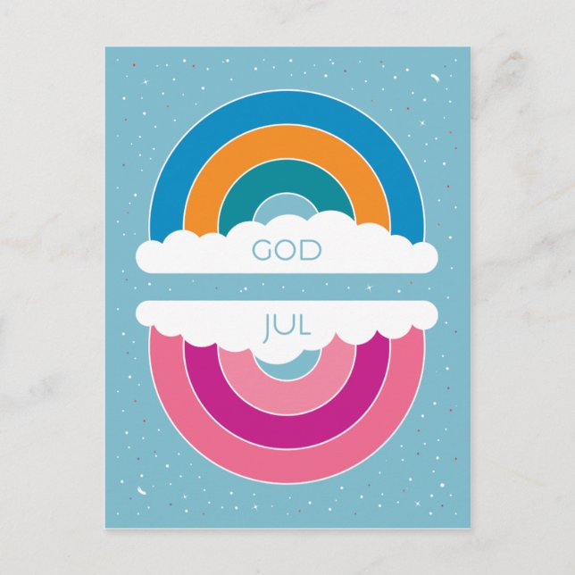 Carte Postale God Jul (Devant)