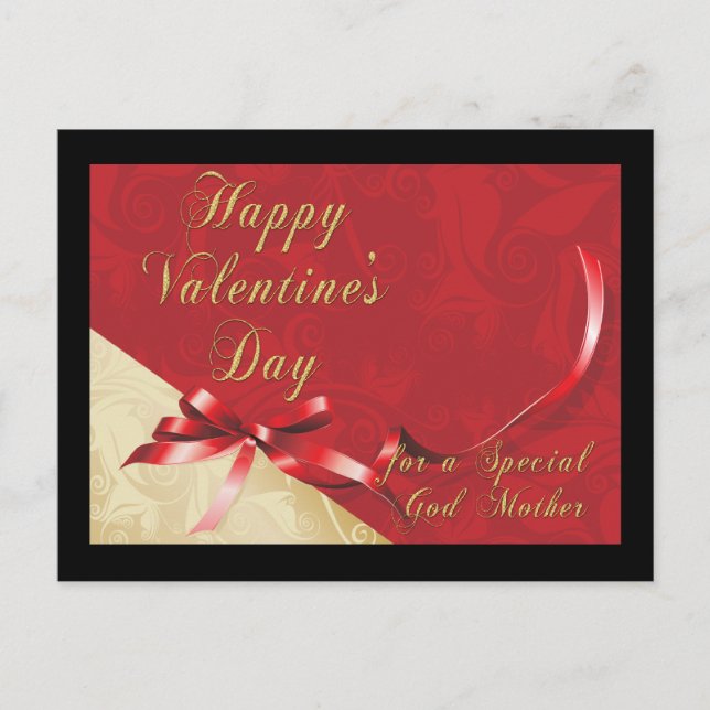 Carte postale God Mother Valentine (Devant)