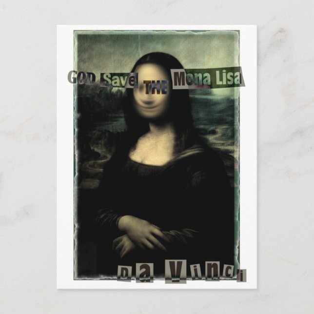 CARTE POSTALE GOD_SAVE_THE_MONA_LISA (Devant)