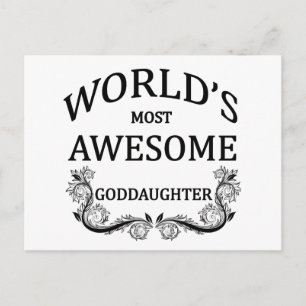 Carte Postale Godgirl la plus géniale du monde