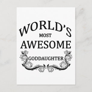 Carte Postale Godgirl la plus géniale du monde