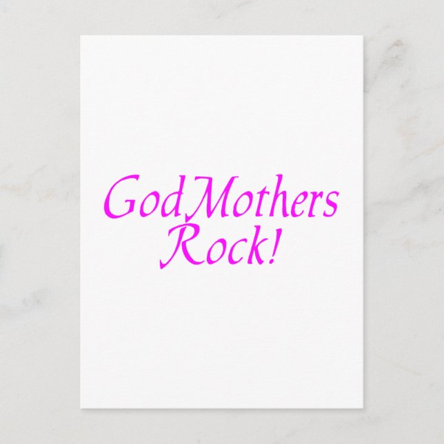 Carte Postale GodMothers Rock Rose (Devant)