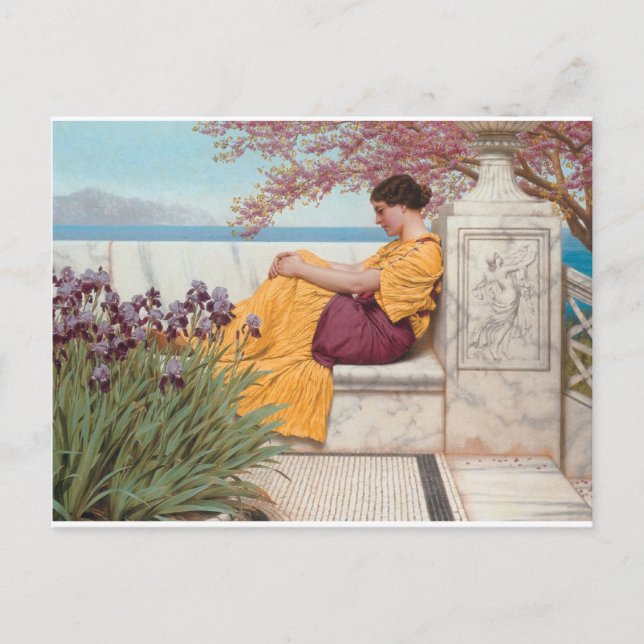 Carte Postale Godward - Sous la fleur qui pend sur le Boug (Devant)