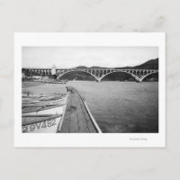 Gold Beach, Oregon Docks et Bridge sur Rogue