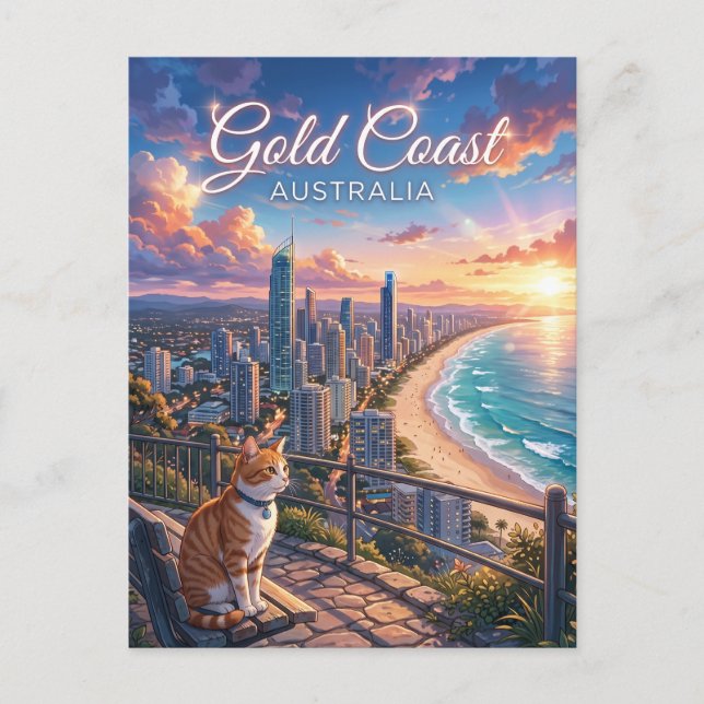 Carte Postale Gold Coast Australie (Devant)