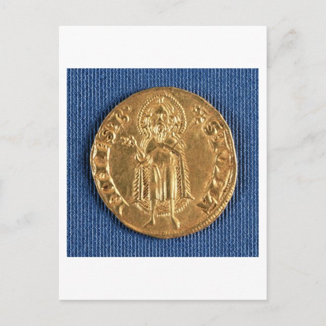Carte Postale Gold coin, St. John the Baptist, 16e century (Devant)