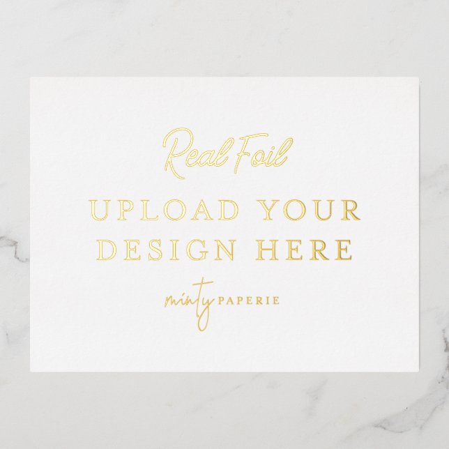 Carte postale Gold Foil Landcape (Recto)