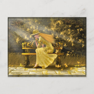 Carte Postale Gold Lady