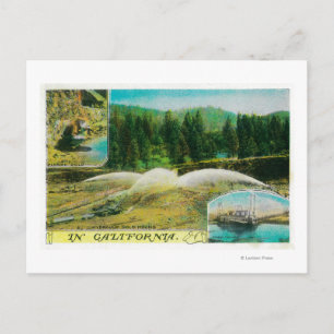 Carte Postale Gold Mining in California State