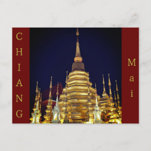 Carte postale Gold & Red Chiang Mai