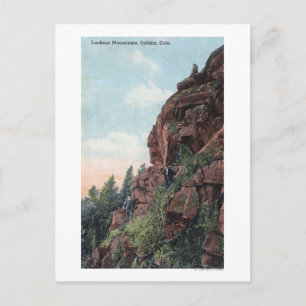 Carte Postale Golden, Colorado - Vue sur les montagnes Lookout