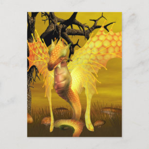 Carte postale Golden Dragon