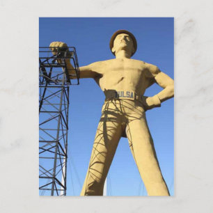 Carte postale Golden Driller de Tulsa