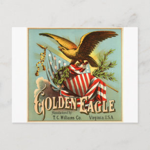 Carte Postale Golden Eagle Tobacco 1900
