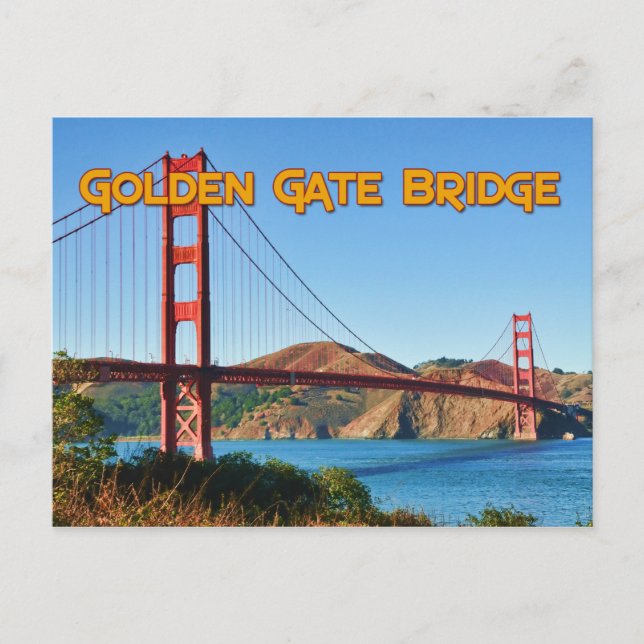 Carte postale Golden Gate Bridge (Devant)