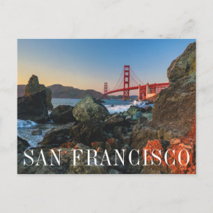 Carte Postale Golden Gate Bridge à Dusk San Francisco