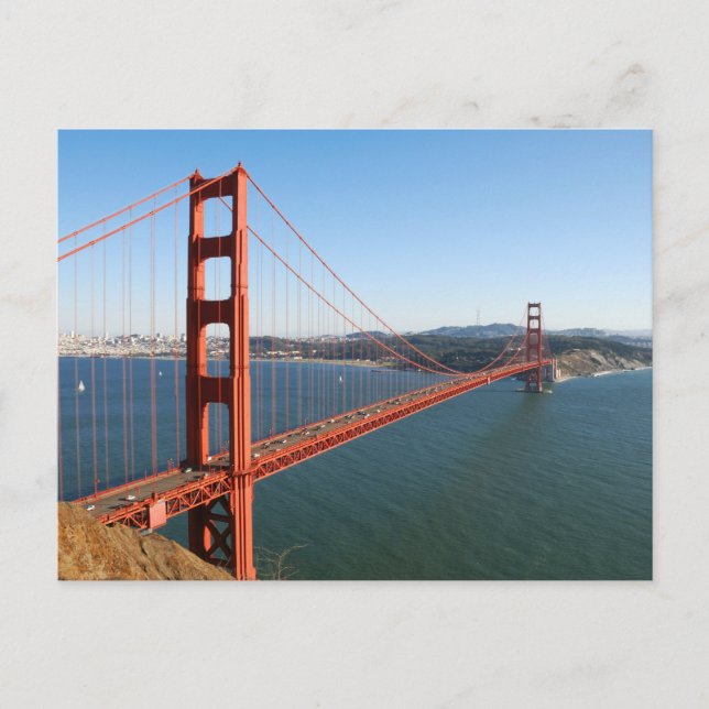 Carte Postale Golden Gate Bridge à San Francisco (Devant)