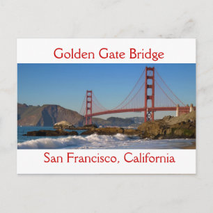Carte Postale Golden Gate Bridge de Baker Beach Panorama