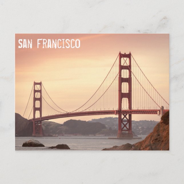 Carte Postale Golden Gate Bridge, San Francisco (Devant)