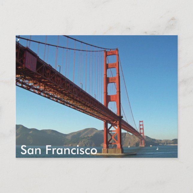Carte Postale Golden Gate Bridge, San Francisco (Devant)
