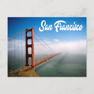 Carte Postale Golden Gate Bridge San Francisco, Californie