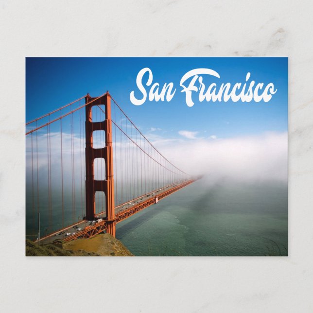 Carte Postale Golden Gate Bridge San Francisco, Californie (Devant)