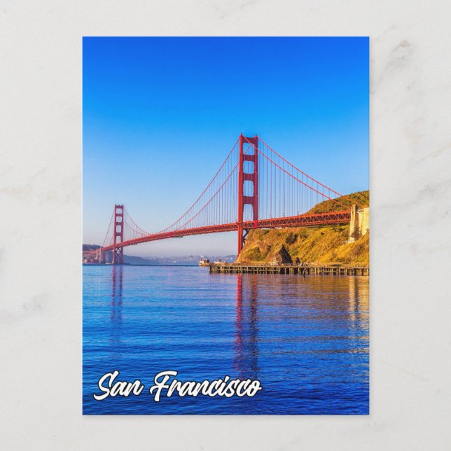 Carte Postale Golden Gate Bridge, San Francisco, Californie (Devant)