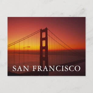 Carte Postale Golden Gate Bridge, San Francisco, Californie, 9
