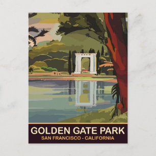 Carte Postale Golden Gate Park, San Francisco, Californie