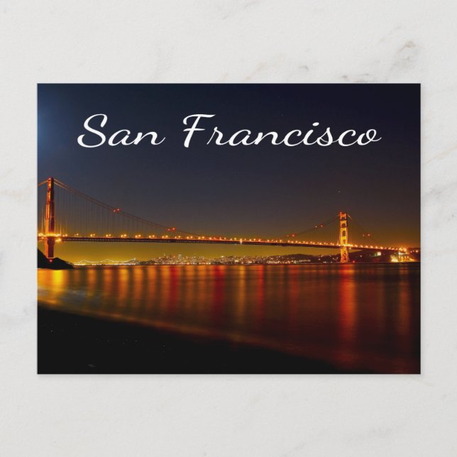 Carte postale Golden Gate San Francisco California (Devant)