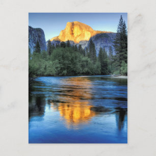 Carte Postale Golden Light on Half Dome