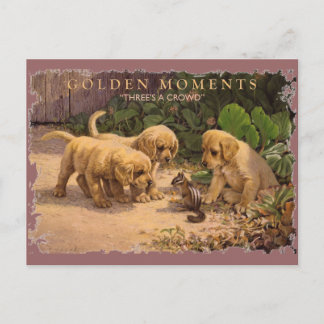 Carte Postale GOLDEN MOMENTS-Trois une foule