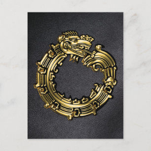 Carte Postale Golden Quetzalcoatl