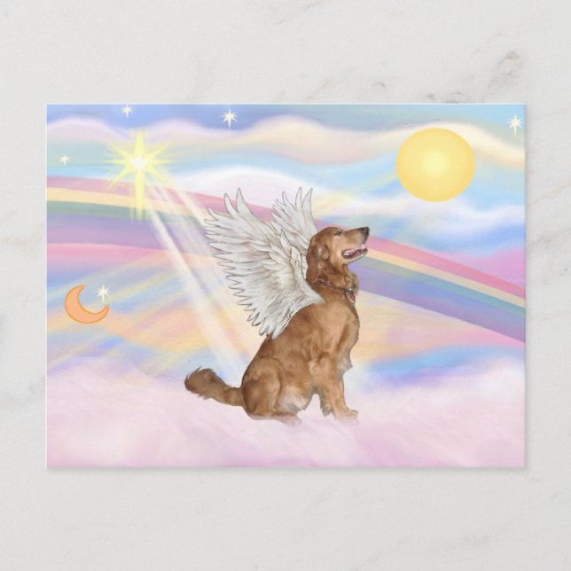 Carte Postale Golden Retriever (Devant)