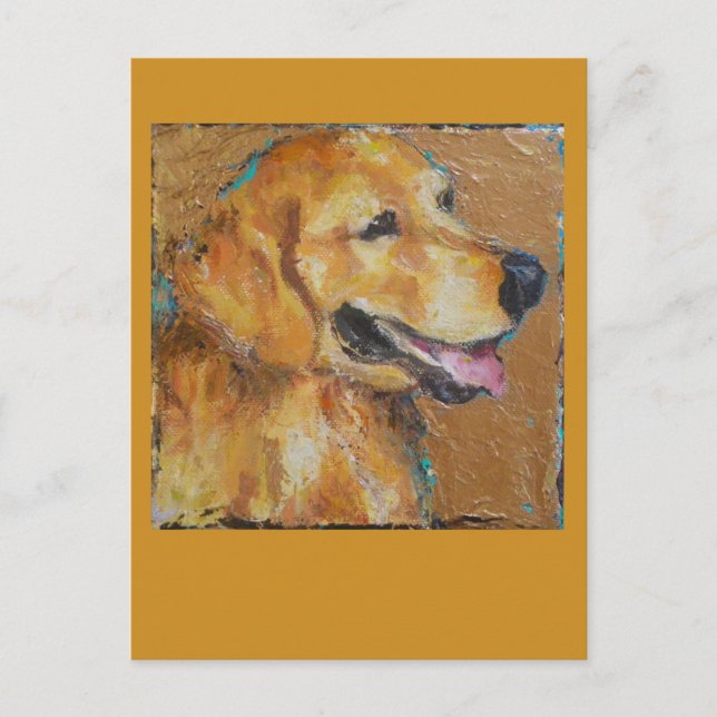 Carte postale Golden Retriever (Devant)