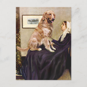 Carte Postale Golden Retriever 1 - La mère de Whistler