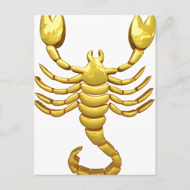 Carte Postale Golden Scorpio (Devant)