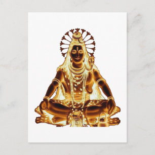 CARTE POSTALE GOLDEN SHIVA